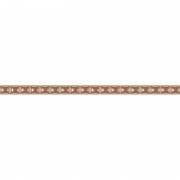 Фриз Grand Kerama Карандаш разрезной люстрованный 25х1,3 см бежевый 052353