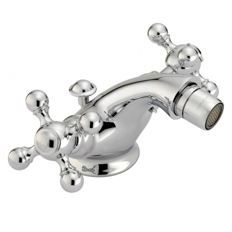 Змішувач для біде Devit Charlestone двовентильний хром з донним клапаном CN60155019