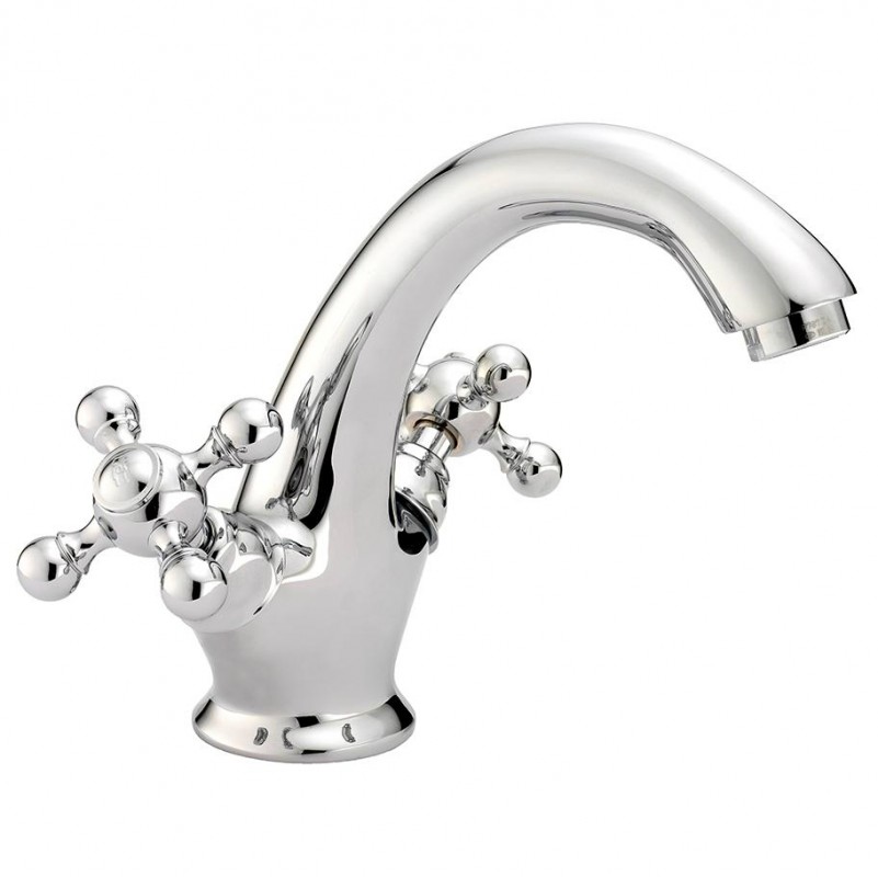 Змішувач для раковини Devit Charlestone двовентильний з донним клапаном хром CN60151019