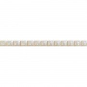 Фриз Grand Kerama Карандаш разрезной люстрованный 20х1,3 см молочный 016703