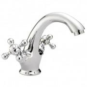 Змішувач для раковини Devit Charlestone двовентильний з донним клапаном хром CN60151019