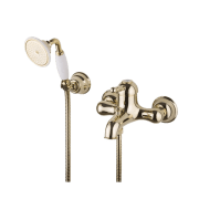 Смеситель для ванной Devit Charlestone однорычажный с ручным душем золото CN60012137G