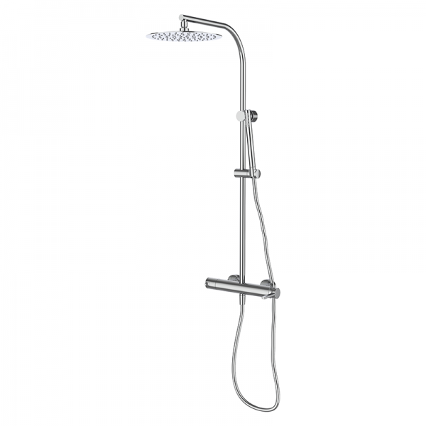 Душевая система GRB Axis со стойкой и однорычажным смесителем хром 74499740XL
