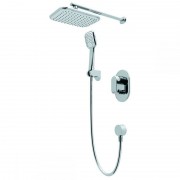 Душова система прихованого монтажу Devit Soul з верхнім і ручним душем хром 1814SP