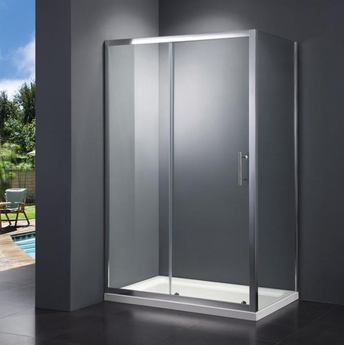 Душевой уголок прямоугольный Dusel Premium Series A-515 1200x800x1900 мм профиль хром/стекло прозрачное