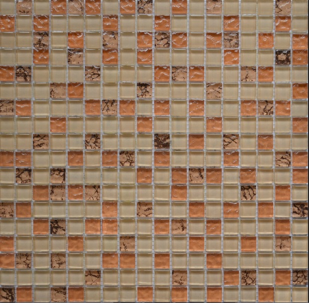 Мозаика Grand Kerama микс 30х30 см бежевый/бронза/камень 582 003187