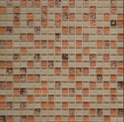 Мозаика Grand Kerama микс 30х30 см бежевый/бронза/камень 582 003187