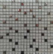Мозаика Grand Kerama микс 30х30 см металлик/серебро 507 003177