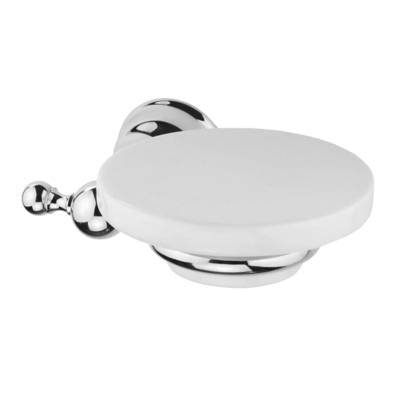 Мильниця для ванної Devit Charlestone підвісна білий/хром 8022142