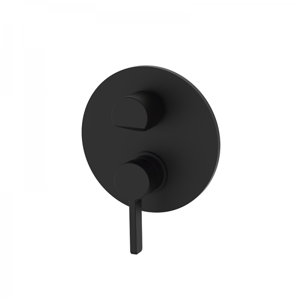 Смеситель для душа GRB Axis однорычажный с переключателем черный 74145742