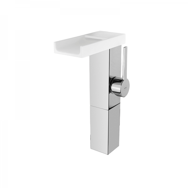 Змішувач для раковини GRB Kala одноважельний з каскадним виливом хром / білий 60523600