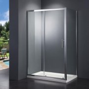 Душевой уголок прямоугольный Dusel Premium Series A-515 1200x800x1900 мм профиль хром/стекло прозрачное