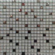Мозаика Grand Kerama микс 30х30 см металлик/серебро 507 003177