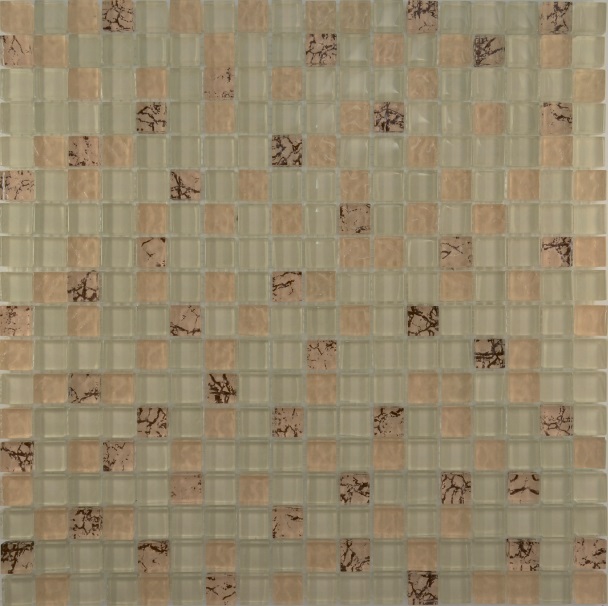 Мозаїка Grand Kerama мікс 30х30 см пряжене молоко/камінь 583 003188