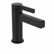 Смеситель для раковины GRB Axis однорычажный с донным клапаном черный 74512742