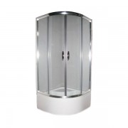 Душевая кабина Devit Nymfa 900x900 мм профиль хром/стекло шиншилла FEN311PDEV