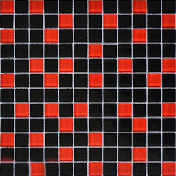 Мозаїка Grand Kerama мікс 30х30 см чорний/червоний 758 016728