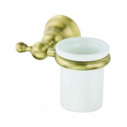 Стакан для зубних щіток Devit Charlestone підвісний білий/бронза 8020142B