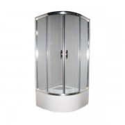 Душевая кабина Devit Nymfa 900x900 мм профиль хром/стекло шиншилла FEN311PDEV