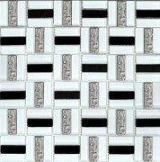 Мозаика Grand Kerama Трино 30х30 см черно-белый 1077 016771