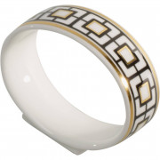 Кольцо для салфеток  Villeroy & Boch MetroChic Gifts белый/золото/черный 10-4483-5766