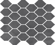 Мозаика Nowa Gala Aquamarina Dark Grey poler 32х27 см 5900423036264