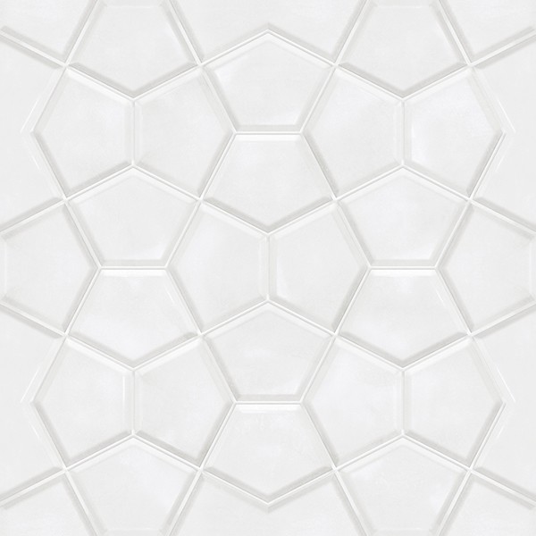 Плитка керамограніт Nowa Gala Aquamarina White dekor poler 59,7х59,7 см 5900423036646