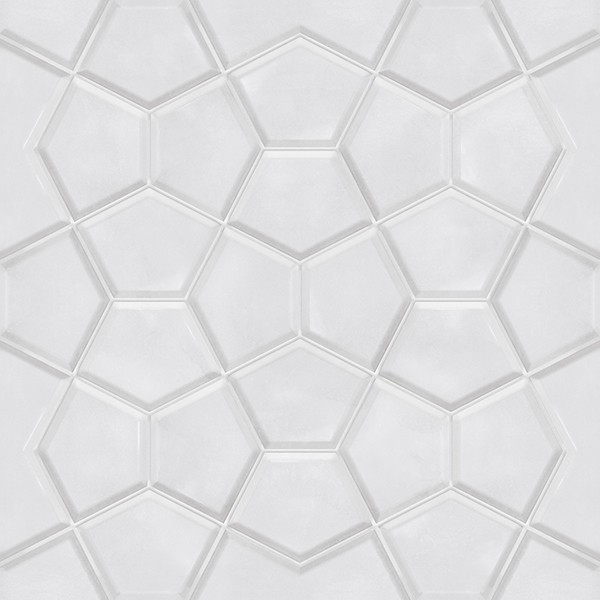 Плитка керамогранит Nowa Gala Aquamarina Light Grey dekor poler 59,7х59,7 см 5900423036677