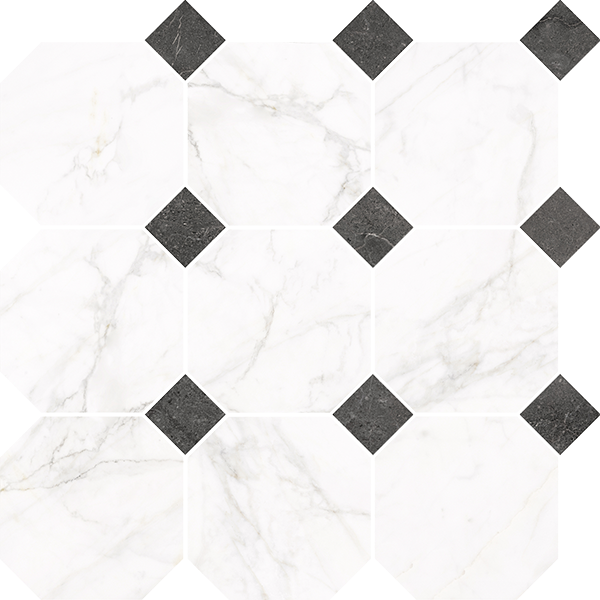 Мозаика Nowa Gala Frost White White poler 33х33 см 5900423036691