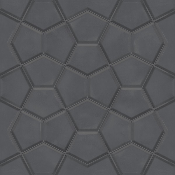 Плитка керамогранит Nowa Gala Aquamarina Dark Grey dekor poler 59,7х59,7 см 5900423036684