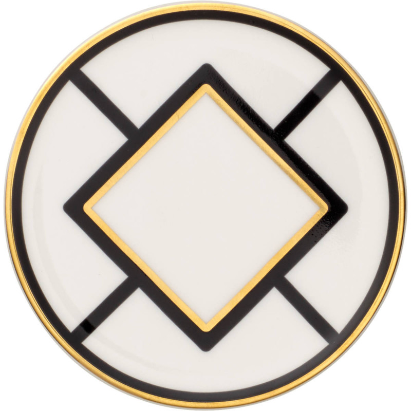 Подстаканник Villeroy & Boch MetroChic Gifts 11 см белый/золото/черный 10-4483-7965