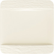 Тарелка квадратная Villeroy & Boch The Rock 28х28 см премиум фарфор белый 16-4077-2610