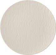 Тарілка кругла Villeroy & Boch The Rock Ø25 см преміум фарфор білий 16-4077-2630