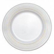 Тарілка кругла Villeroy & Boch Stella Vogue Ø33 см преміум фарфор білий/золото 16-4008-2811
