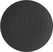 Тарілка кругла Villeroy & Boch The Rock Ø21 см преміум фарфор чорний 16-4074-2650