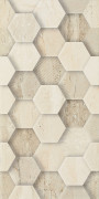 Плитка настенная Paradyz Sunlight Stone Beige Sciana Dekor Geometryk 30х60 см S---300X600-1-SUNL.BEG