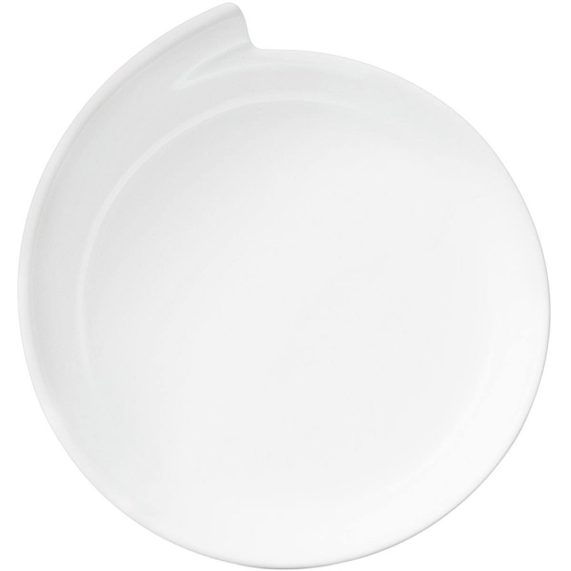 Тарілка плоска презентаційна Villeroy & Boch NewWave 30 см преміум фарфор білий 10-2525-2590