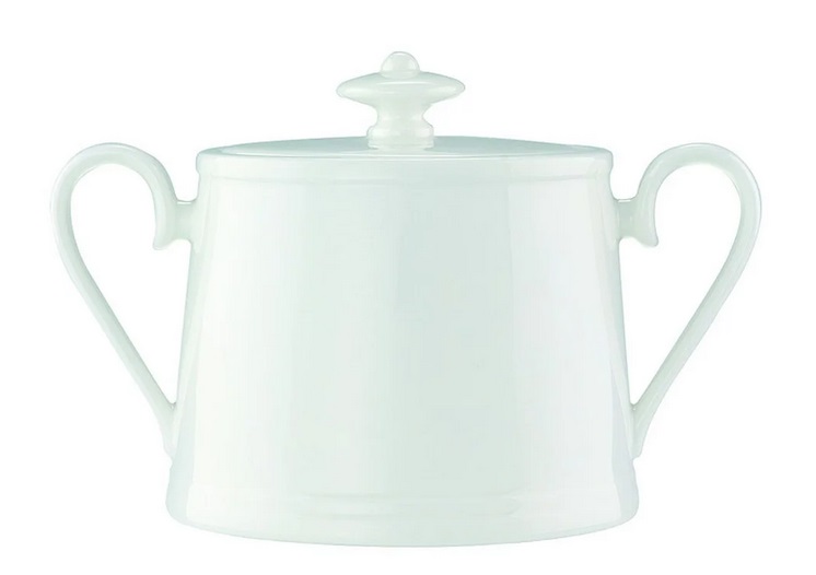 Цукорниця з кришкою Villeroy & Boch Stella Hotel 350 мл преміум фарфор білий 16-3272-0960