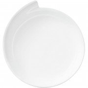 Тарілка плоска презентаційна Villeroy & Boch NewWave 30 см преміум фарфор білий 10-2525-2590