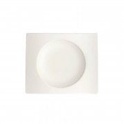 Тарілка-підставка для суповий чаші Villeroy & Boch NewWave 18х15 преміум фарфор білий 10-2525-2528