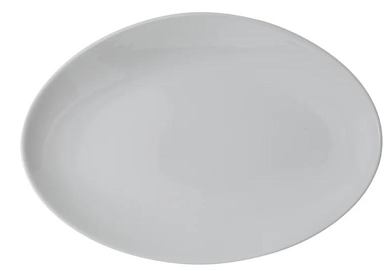 Тарілка овальна напівглибока Villeroy & Boch Stella Cosmo 30х20 см преміум фарфор білий 16-4090-2765