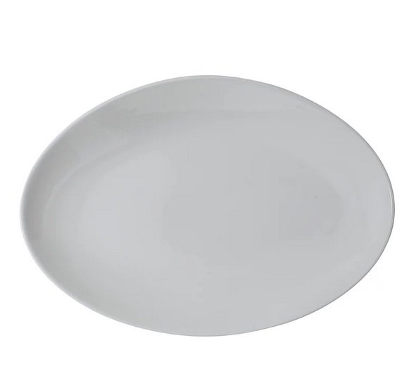 Тарілка овальна напівглибокі Villeroy & Boch Stella Cosmo 34х22,5 см преміум фарфор білий 16-4090-2692