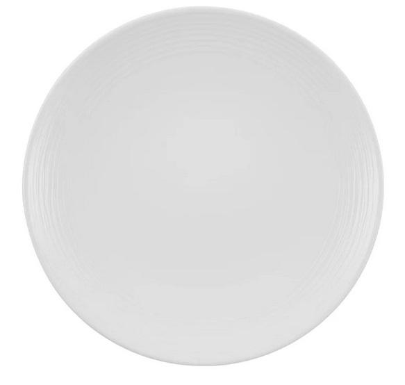 Тарілка кругла плоска Villeroy & Boch Sedona Ø25 см преміум фарфор білий 16-3356-2631