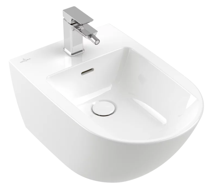 Биде подвесное Villeroy & Boch Subway 3.0 альпийский белый 44700001