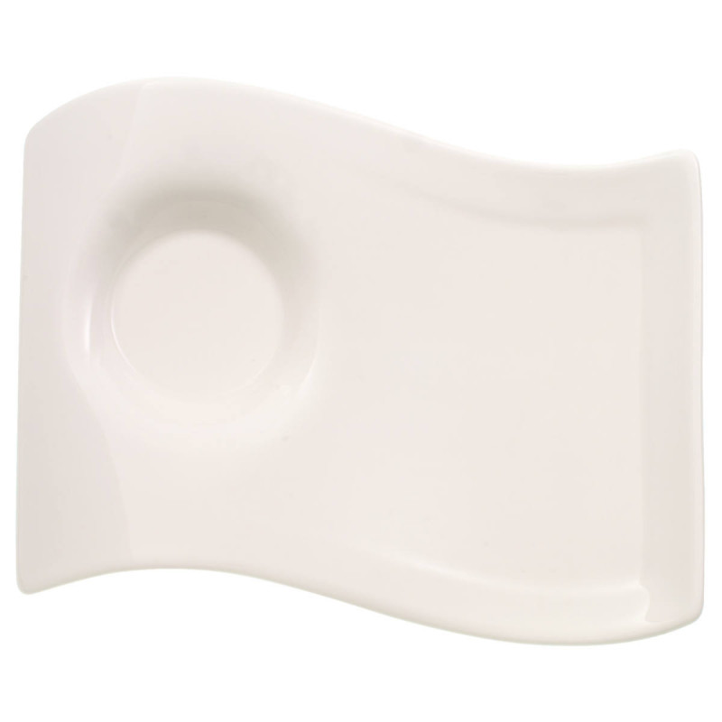 Блюдце Villeroy & Boch NewWave Caffe 17х13 см премиум фарфор белый 10-2484-2831