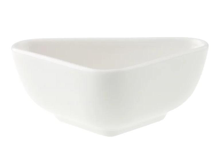 Чаша глубокая треугольная Villeroy & Boch Pi Carré 11х7 см премиум фарфор белый 16-3334-3835