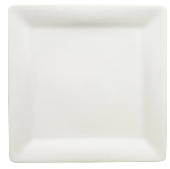 Тарелка квадратная плоская Villeroy & Boch Pi Carré 28х28 см премиум фарфор белый 16-3334-2629