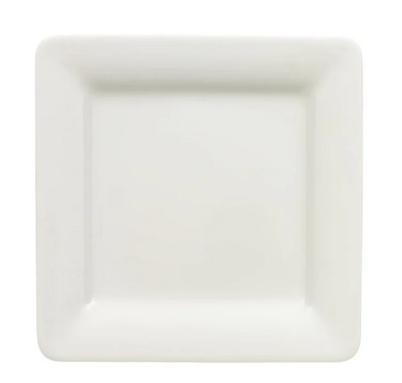 Тарелка квадратная плоская Villeroy & Boch Pi Carré 22х22 см премиум фарфор белый 16-3334-2649