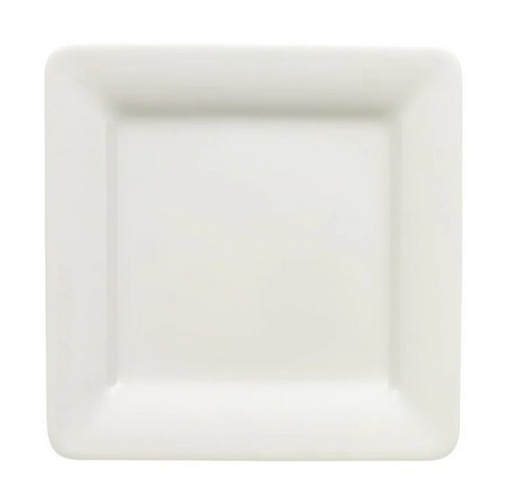 Тарілка квадратна пласка Villeroy & Boch Pi Carré 22х22 см преміум фарфор білий 16-3334-2649