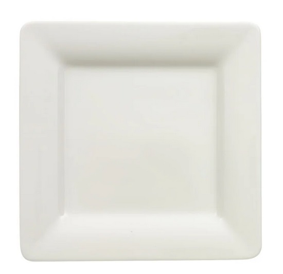 Тарелка квадратная плоская Villeroy & Boch Pi Carré 16х16 см премиум фарфор белый 16-3334-2662